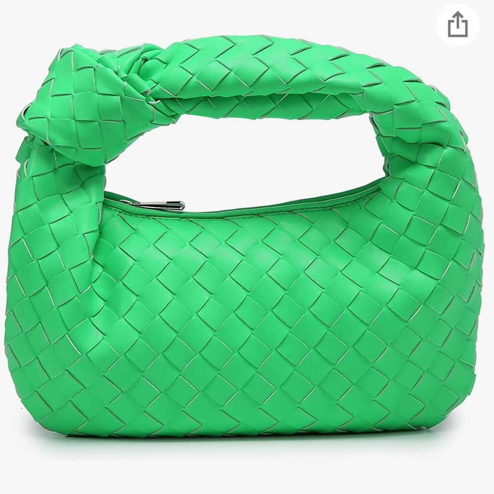 GREEN LEATHER CROSS BAG